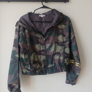 Green Camo Windbreaker